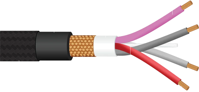 thumbnail image 2 of Wbc Pro Quad Xlr Neutrik 15 Foot - WBC-PRO-Quad Ultra-Silent Ultra-Flexible Balanced Star-Quad Cable With Amphenol Male & Female XLR Plugs & Black Tweed Jacket Wbc Xlr Cable 2 of 9